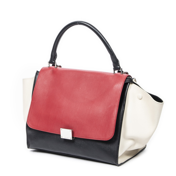 Celine Medium Tricolor Trapeze - Picture 2 of 7